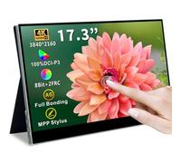 Magedok 17.3 Pouces 4K Ecran Tactile Portable UHD 100% Adobe Ecran PC Portable HDR IPS Eye Care Game Display USB C Mini HDMI for Game Console Laptop PC Phone Mac