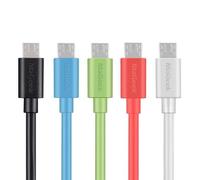 MaGeek® Paquet de 5pcs 1.0m Micro USB Câbles Haute Vitesse USB 2.0 Sync et Charge pour Samsung, HTC, Sony, Motorola, LG, Google, Nokia (5 Couleurs)