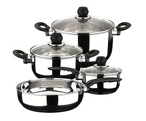 MAGEFESA 01BXPRACT07 - Set de cuisine complet modèle PRACTIKA 7 pièces en acier inoxydable