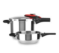 Magefesa Activa2 - Set de casseroles express rapides 3 + 6 l, acier inoxydable 18/10, 2 programmes de cuisson, convient pour tous types de cuisinières, induction