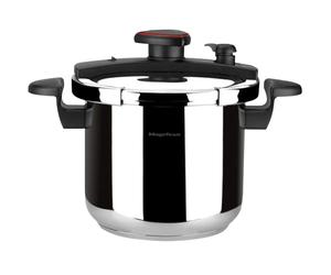 Magefesa Astra - Autocuiseur Rapide 6L, Acier Inoxydable 18/10, Économie d'Énergie, Fermeture Confortable et Facile, Cuisine Saine, Compatible avec l'Induction