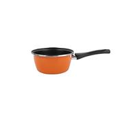 MAGEFESA Casserole 16Ø Valencia New. Antiadhésive bicouche renforcée. Fond 100% Full Induction. Extérieur orange. 50% d'économie d'énergie.