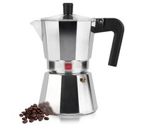 MAGEFESA Catual Cafetière italienne de 6 tasses, aluminium résistant et léger, tous types de cuisines sauf induction, poignée ergonomique, chaleur uniforme