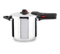 Magefesa EasyClick - Autocuiseur Rapide 8L, Acier Inoxydable 18/10, Ouverture Facile, Tous Types de Feux, Induction, 2 Niveaux de Pression