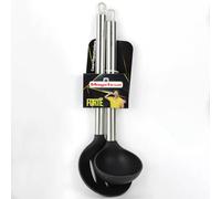 Magefesa Forte - Set écumoire + casserole, acier inoxydable 18/10, silicone alimentaire, thermo-résistant, design moderne, facile à utiliser