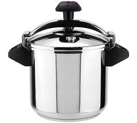 Magefesa Inoxtar - Autocuiseur Traditionnel 10L, Acier Inoxydable 18/10, Induction, Cuisson Saine, Bouton Rotatif, Fond Thermo-Diffuseur 5 Couches