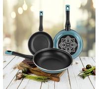 MAGEFESA Kit indépendance, lot de 2 poêles de 20 cm et 24 cm plus casserole de 16 cm, modèle Lotus marque