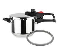 Magefesa Practika Plus - Autocuiseur Rapide 3.2L + Joint en Silicone, Acier Inoxydable 18/10, Capteur de Pression, Pour Induction, Économie d'Énergie