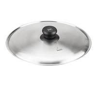 Magefesa Prisma - Couvercle Volte-Tortilla 30cm, Acier Inoxydable 18/10, Bouton Résistant à la Chaleur, Surface Glissante, Pour lave-vaisselle, Polyvalent