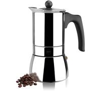 Magefesa USA Genova Cafetière à expresso en acier inoxydable 10 tasses
