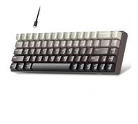 MageGee Clavier de jeu mécanique portable 60 %, interrupteur baleine bleue remplaçable à chaud, rétroéclairé RVB, compact, 68 touches, mini clavier filaire dégradé personnalisé pour ordinateur