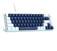 MageGee Clavier Gamer Mecanique | QWERTY MK-Box Clavier 60% Gaming pour pc | USB-C rétroéclairé LED | pour PC/Mac/Linux