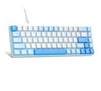 MageGee Clavier Gamer Mecanique | QWERTY MK-Box Clavier 60% Gaming pour pc | USB-C rétroéclairé LED | pour PC/Mac/Linux