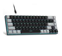 MageGee Clavier Gamer Mecanique | QWERTY MK-Box Clavier 60% Gaming pour pc | USB-C rétroéclairé LED | pour PC/Mac/Linux