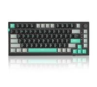 MageGee SKY81 - Clavier de jeu mécanique 75 % - Joint interchangeable à chaud - Clavier crémeux personnalisé avec 5 couches d'amortissement du son, contrôle du bouton, rétroéclairage RVB, NKRO