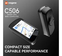 Magene C506 GPS ordinateur de vélo Navigation WiFi compteur de vitesse de Cycle chronomètre numérique 2.4 odomètre Bluetooth fourmi intérieur C506 and BRACKET