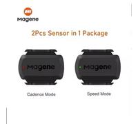 Magene-Capteur de vitesse de cadence S3 + pour touristes,ordinateur de vélo,compteur de vitesse sans fil Bluetooth,compatible avec Garmin,Igpsport,Bryton - Type 2Pcs S3 Sensor