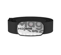 Magene H603 Cardiofréquencemètre Sangle pectorale HRM Fitness Tracker IP67 Étanche Support Bluetooth 4.2 et Ant+, Compatible Wahoo, Zwift, Strava, Elite HRV Blanc