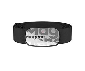Magene H603 Cardiofréquencemètre Sangle pectorale HRM Fitness Tracker IP67 Étanche Support Bluetooth 4.2 et Ant+, Compatible Wahoo, Zwift, Strava, Elite HRV Blanc