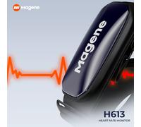 Magene H613 moniteur de fréquence cardiaque sangle pectorale fendue 3 canaux Bluetooth capteur de fréquence cardiaque Rechargeable application de santé Compatible Zwift H613 and Short strap