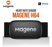 Magene H64 capteur de fréquence cardiaque double Mode ANT Bluetooth avec sangle pectorale ordinateur de vélo vélo pour moniteur de sport Wahoo Garmin 2Pcs H303 HR Sensor