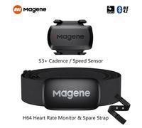 Magene H64 S3 + Ble/Ant + Double Mode Vitesse Cadence Capteur De Fréquence Cardiaque Ordinateur De Vélo Vélo Wahoo Garmin Zwift - Type H64 S3 Strap