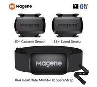 Magene H64 S3 + Ble/Ant + Double Mode Vitesse Cadence Capteur De Fréquence Cardiaque Ordinateur De Vélo Vélo Wahoo Garmin Zwift - Type H64 S3 S3 Strap