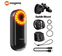 Magene vélo Radar feu arrière phare vélo éclairage arrière intelligent selle tige de selle Ebike LED feu arrière de cyclisme L508 and Saddle
