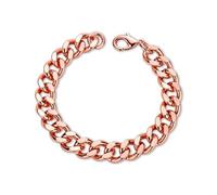 MagEnergy Bracelet à maillons cubains pour homme, 19,6 cm/21,1 cm de long en cuivre pour homme et femme, 12 mm de large
