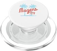 Magens Bay St. Thomas USVI Lettres Corail Vintage PopSockets PopGrip pour MagSafe