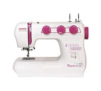 Janome Machine à coudre Magenta 43, 43 programmes, enfilage auto, boutonnière 1 étape, Blanc/rose