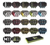MageRabbit Lot de 66 ailettes de fléchettes de forme standard, 22 styles pour jeux de fléchettes, accessoires standard en PET pour fléchettes souples et fléchettes en acier