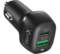 Magfix Pro - Lot De 4 Supports De Téléphone Portable Pour Voiture - Avec Câble Usb-C - Veille,Charge Rapide - Pour Apple Iphone 15/14/13/12/X/Xr - Magnétique - Inductif - Sans Fil