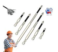 Magfixer High-Magnetic Screwdriver Set,Vrsgs Drill Bits, High-Magnetic Screwdriver Drill Bit Set,K5 Impact Resistant Anti Slip Bits,1/4 Universal Phillips Strong Drills for Screw (1SET)