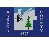 magFlags Drapeau Large Baraga County, Michigan | Baraga County | drapeau paysage | 1.35m² | 90x150cm