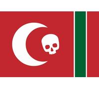 magFlags Drapeau Large Barbary Corsair Flag 2 | The Barbary pirates | drapeau paysage | 1.35m² | 90x150cm