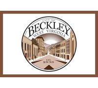 magFlags Drapeau Large Beckley, West Virginia | The second official flag of Beckley | drapeau paysage | 1.35m² | 90x150cm