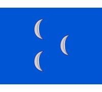 magFlags Drapeau Large Blue Ottoman | Blue Turks Flag seen from Bowles s Universal Display of the Naval Flags of all Nations https //en | drapeau paysage | 1.35m² | 100x130cm