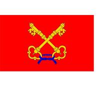 magFlags Drapeau Large Comtat Venaissin en France dans les environs d Avignon | drapeau paysage | 1.35m² | 90x150cm