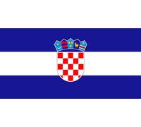 magFlags Drapeau Large Croatia White-blue-white | Croatia, but with the red stripe replaced blue | drapeau paysage | 1.35m² | 80x160cm