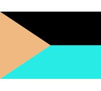 magFlags Drapeau Large Czechia negative | Afterimage - Negative of the flag of the Czech Republic | Paobraz - Negativ vlajky České republiky | drapeau paysage | 1.35m² |