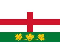 magFlags Drapeau Large D.S. flag proposal for Ontario v2 | My second proposal for a new flag of the Canadian province of Ontario | drapeau paysage | 1.35m² | 80x160cm