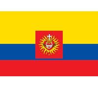 magFlags Drapeau Large Ecuador With the Sacred Heart of Jesus | Catholic and traditional proposal with the Cross of Bugundy for the Flag of Ecuador | Propuesta católica y tradicional con la