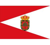 magFlags Drapeau Large El Tornadizo | El Tornadizo Cuadrangular embrazada de plata y gules | drapeau paysage | 1.35m² | 90x150cm