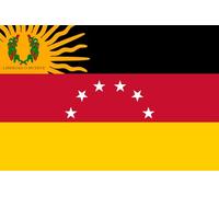 magFlags Drapeau Large Estatal de Miranda | Estado Miranda fue aprobada en la reforma a Ley de Símbolos en julio de 2006. Está inspirada en la bandera militar que ideó el