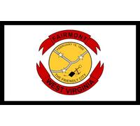 magFlags Drapeau Large Fairmont, West Virginia | drapeau paysage | 1.35m² | 90x150cm