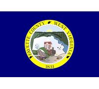 magFlags Drapeau Large Fayette County, West Virginia | drapeau paysage | 1.35m² | 90x150cm