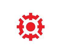 magFlags Drapeau Large Kuwana, Mie 1937-2004; red |