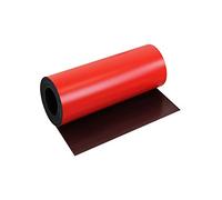Magflex® 300 mm de large Feuille aimantée flexible - Rouge mat (1 metre de long)