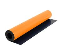 Magflex® 620 mm en feuille magnétique flexible de large - Matt Orange (5 mètres)